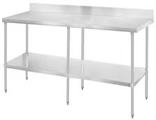 โต๊ะเตรียมอาหารสแตนเลส 304 สำห - Commercial Kitchen Worktops บทวิจารณ์และราคา
