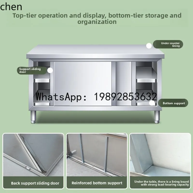 โต๊ะทำงานครัวสแตนเลส H29 พร้อม - Commercial Kitchen Worktops บทวิจารณ์และราคา