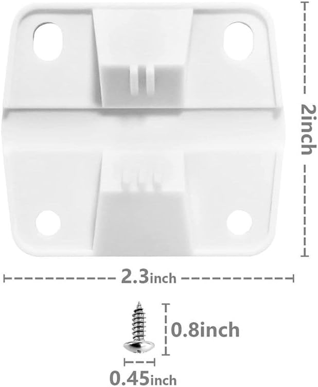 บานพับพลาสติกสีขาว 2 ชิ้น สำหร - Commercial Chest Freezer บทวิจารณ์และราคา