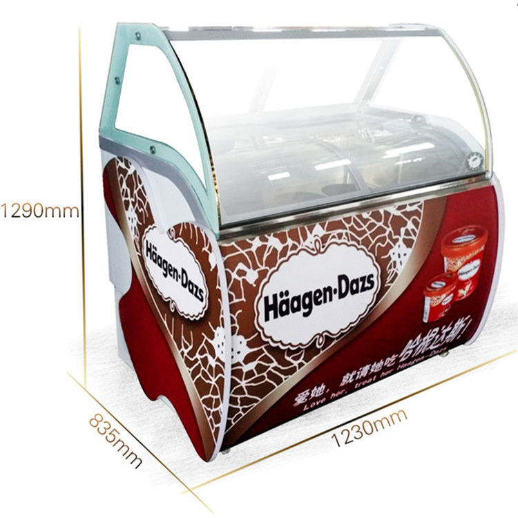 ตู้แช่ไอศกรีมแบบโชว์ QDMECH สำ - Commercial Chest Freezer บทวิจารณ์และราคา